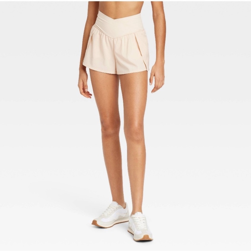 Women’s JoyLab Crossover Waistband High Rise Built-in Shorts Skirt Pull On XL